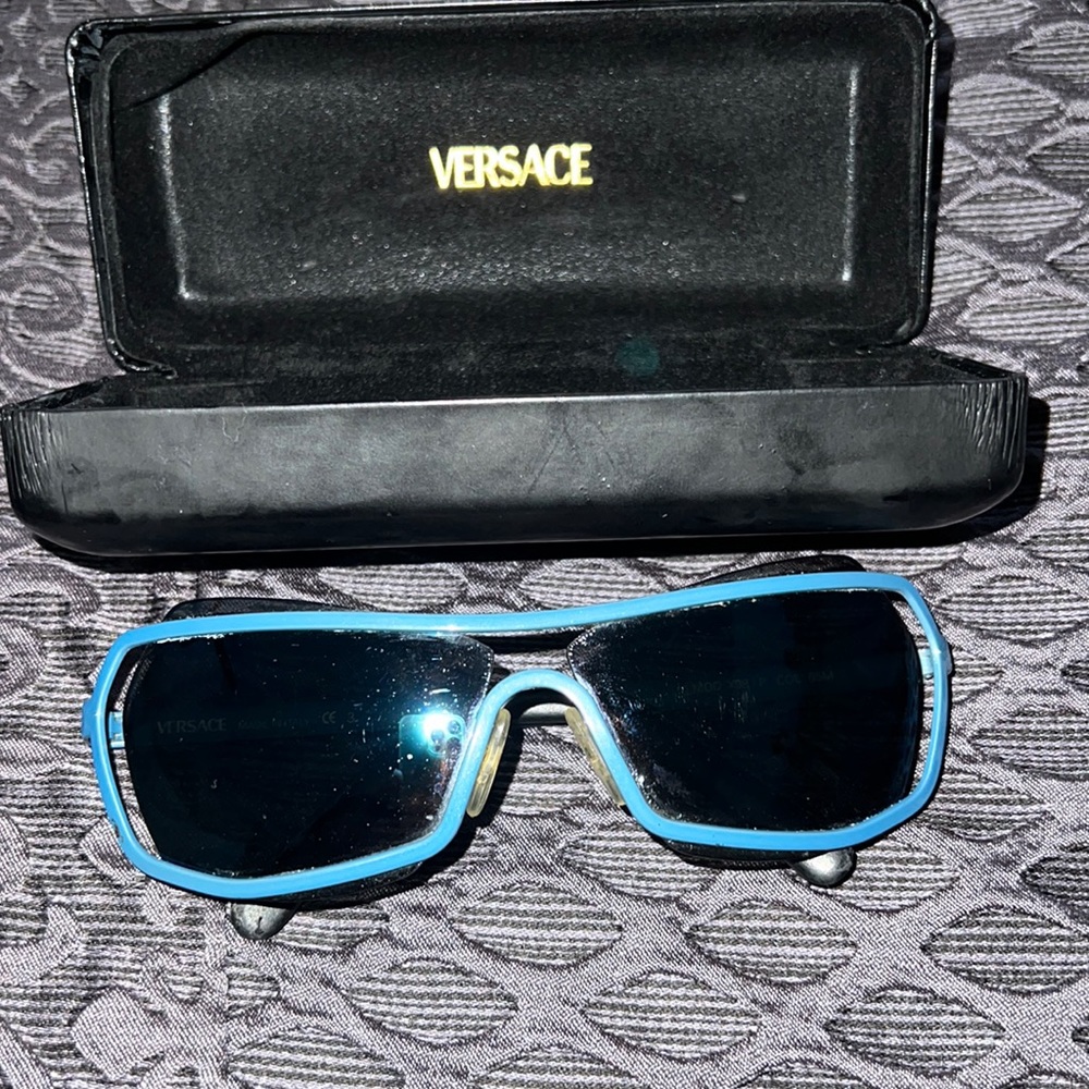Versace Blue Mirror sunglasses